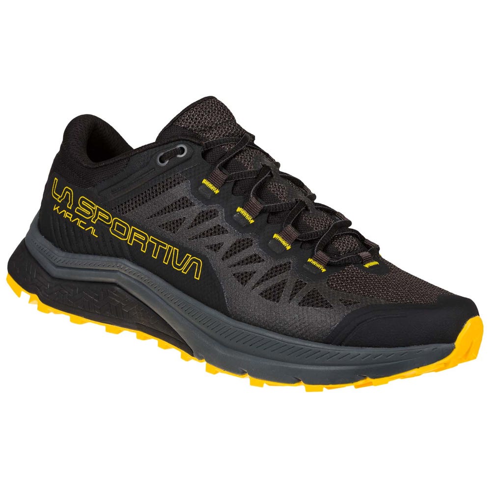 Zapatillas Trail Running La Sportiva Karacal Hombre Negras/Amarillo Chile-7816593